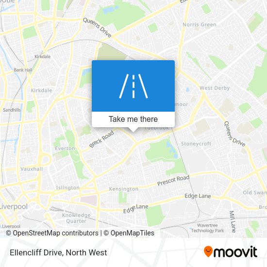 Ellencliff Drive map