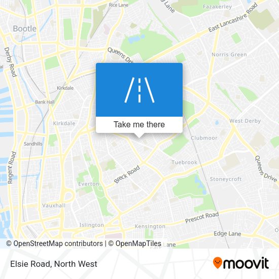 Elsie Road map