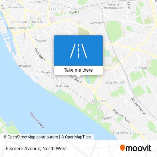 Elsmere Avenue map