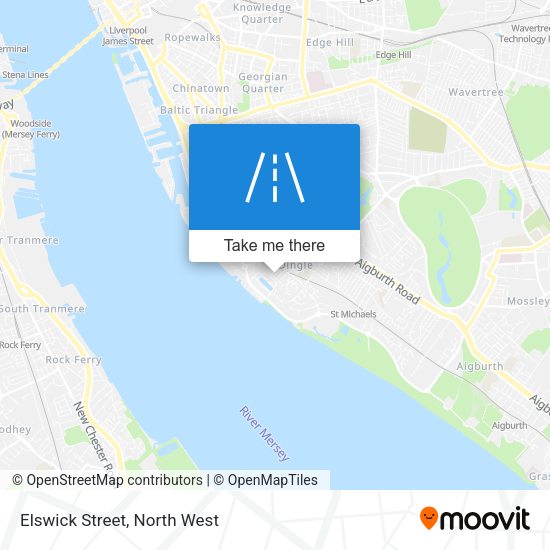 Elswick Street map