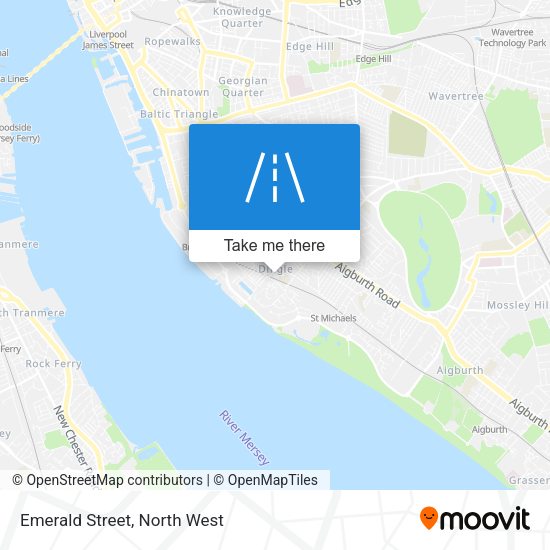 Emerald Street map