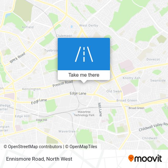 Ennismore Road map