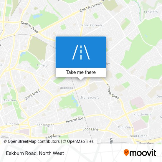 Eskburn Road map