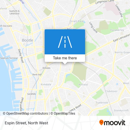Espin Street map