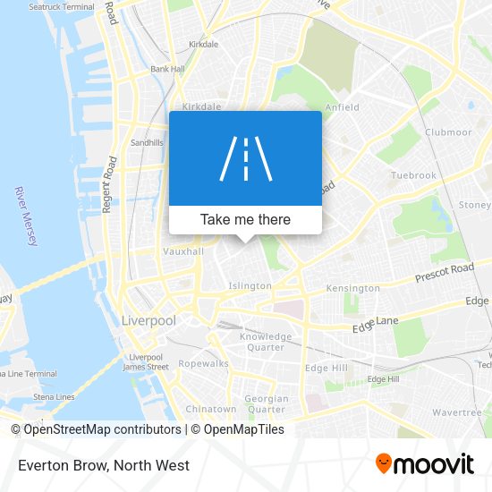 Everton Brow map