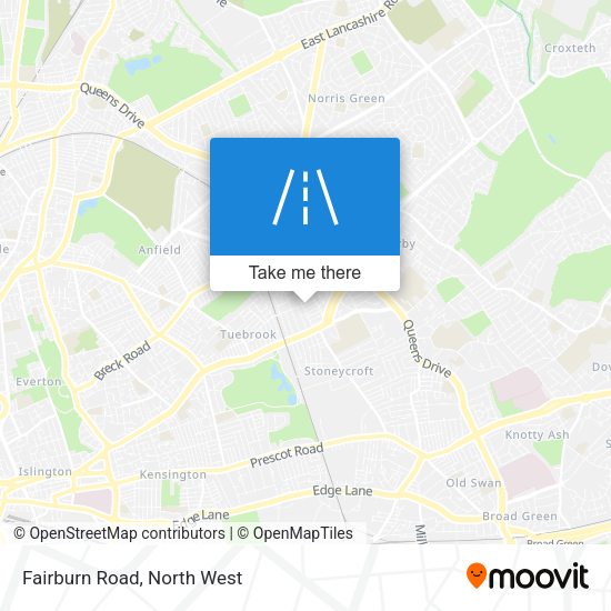 Fairburn Road map