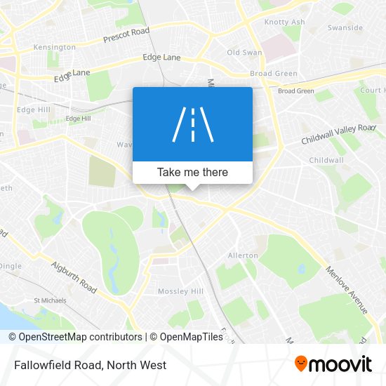 Fallowfield Road map
