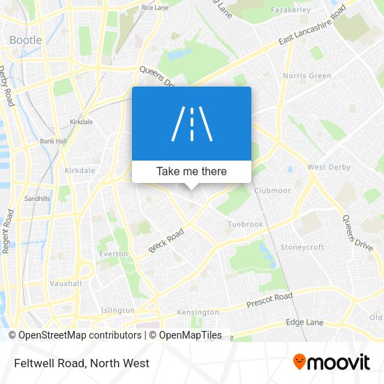 Feltwell Road map