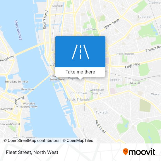 Fleet Street map