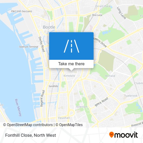 Fonthill Close map