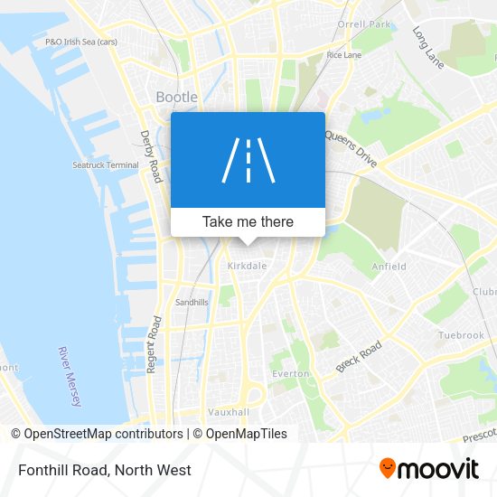 Fonthill Road map