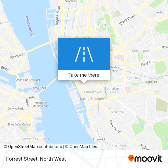 Forrest Street map