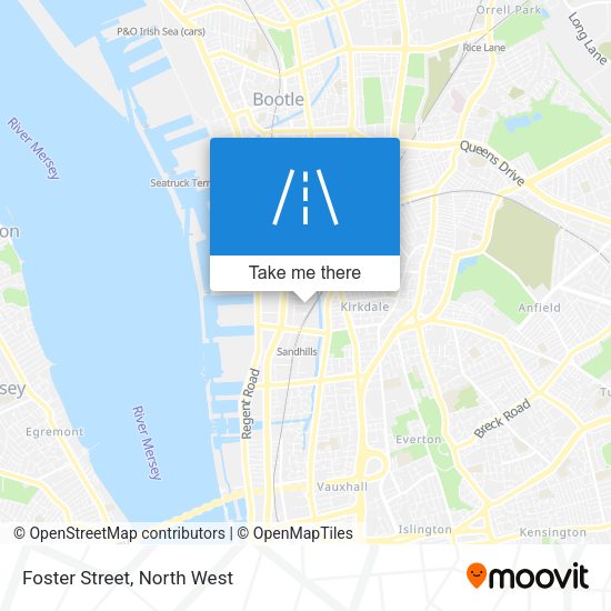 Foster Street map