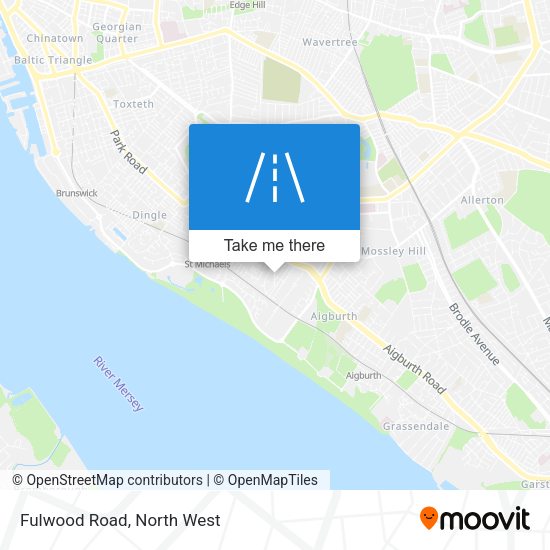 Fulwood Road map