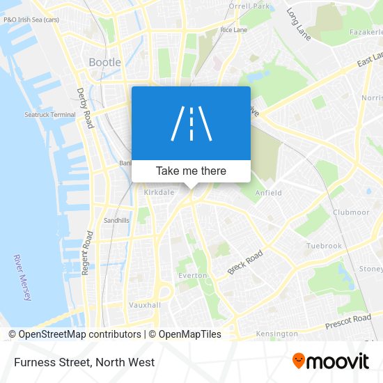Furness Street map