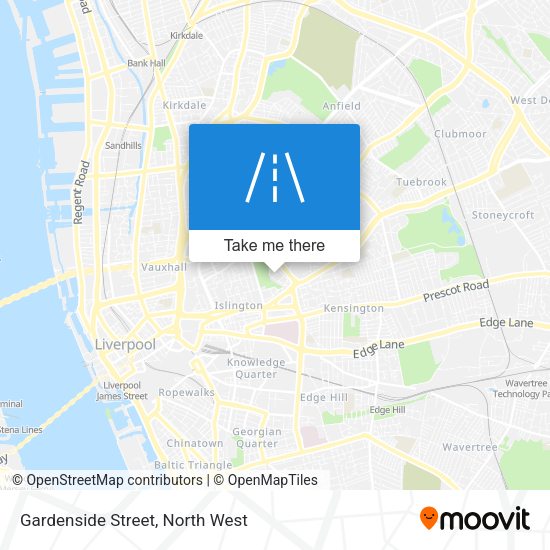 Gardenside Street map