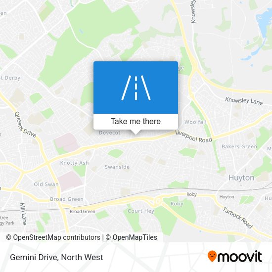 Gemini Drive map