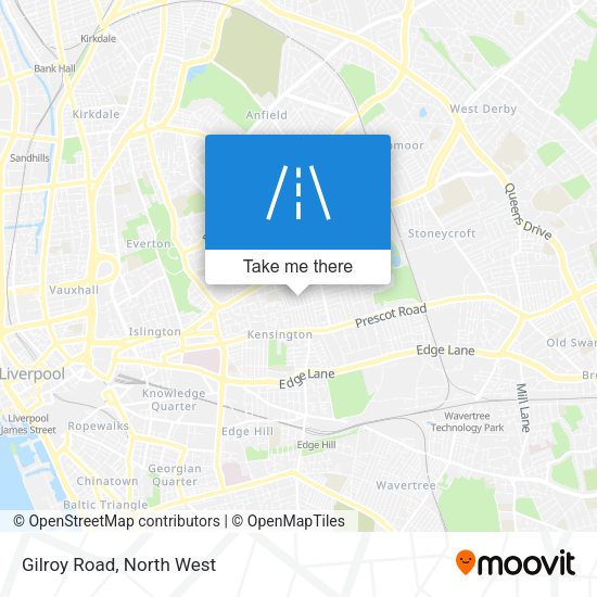 Gilroy Road map