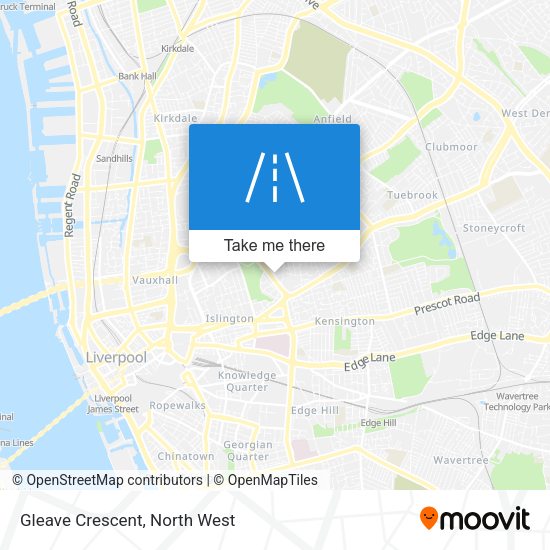 Gleave Crescent map