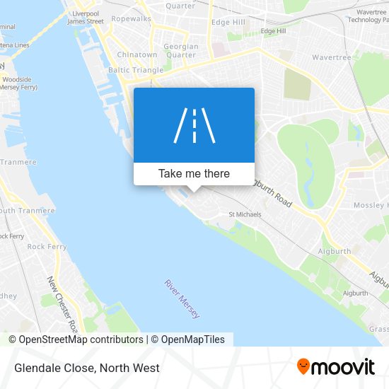 Glendale Close map