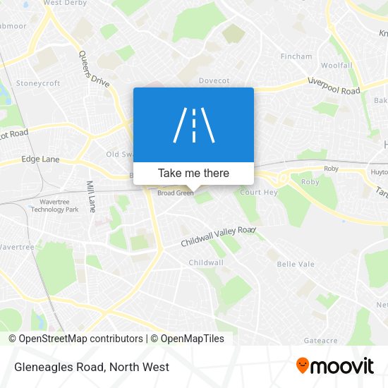 Gleneagles Road map
