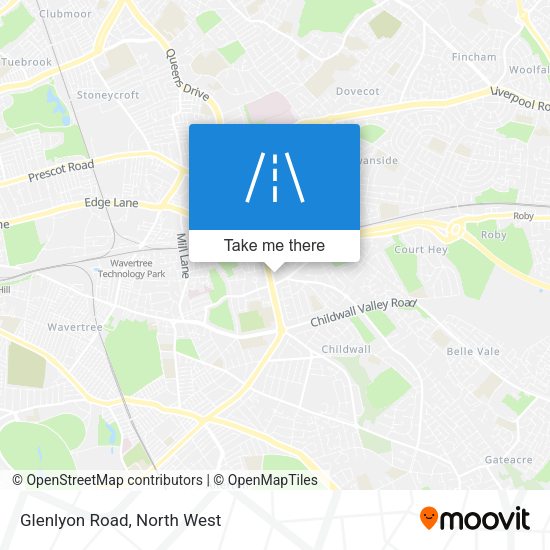Glenlyon Road map