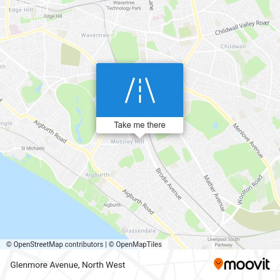 Glenmore Avenue map