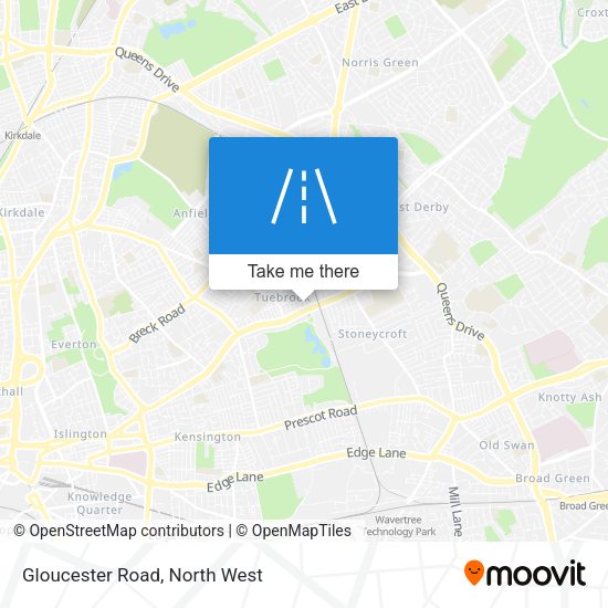 Gloucester Road map