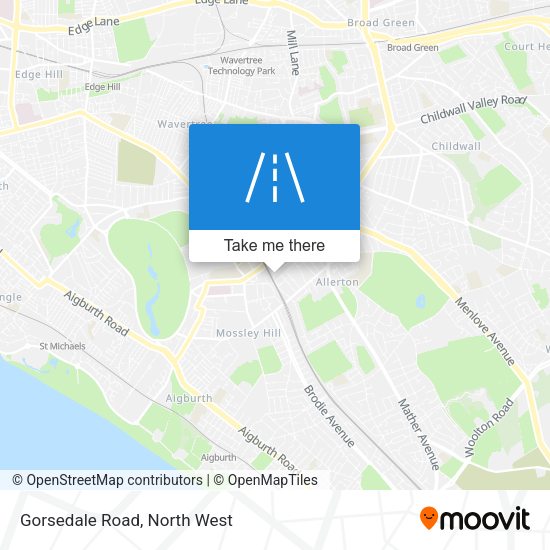 Gorsedale Road map