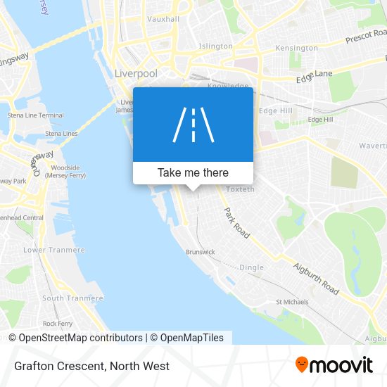 Grafton Crescent map