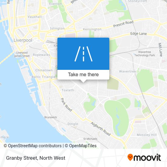 Granby Street map