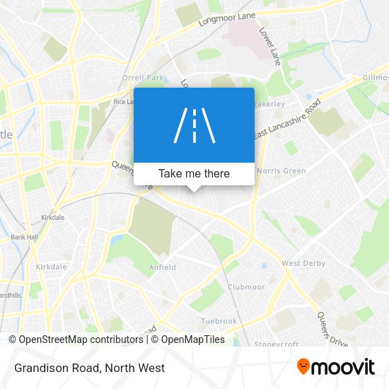 Grandison Road map