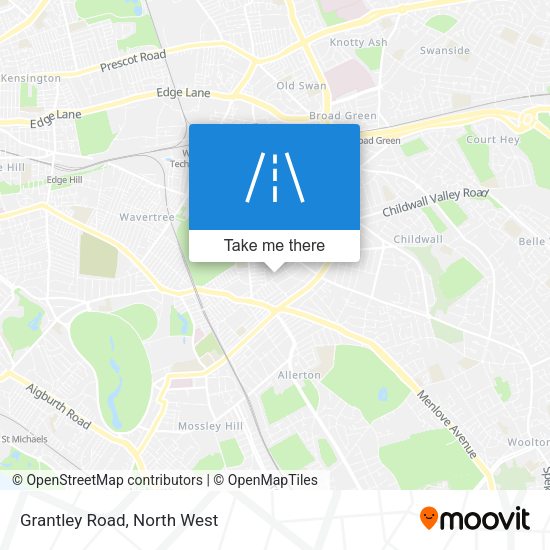 Grantley Road map