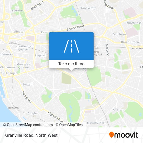 Granville Road map