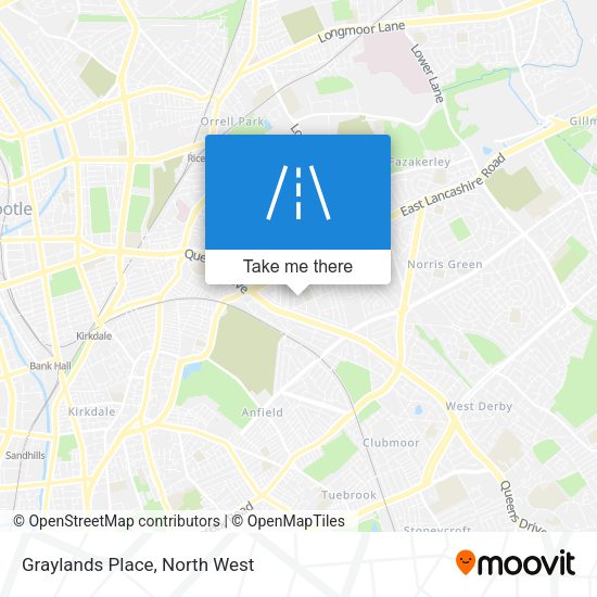 Graylands Place map