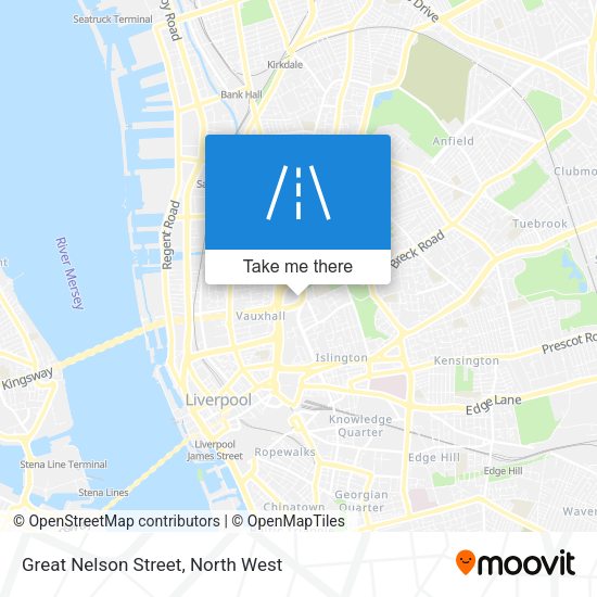 Great Nelson Street map