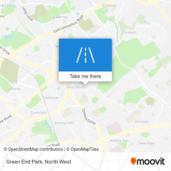Green End Park map