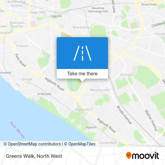 Greens Walk map