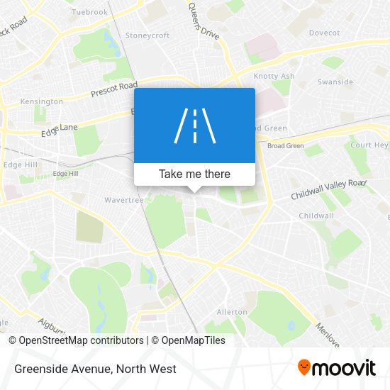 Greenside Avenue map