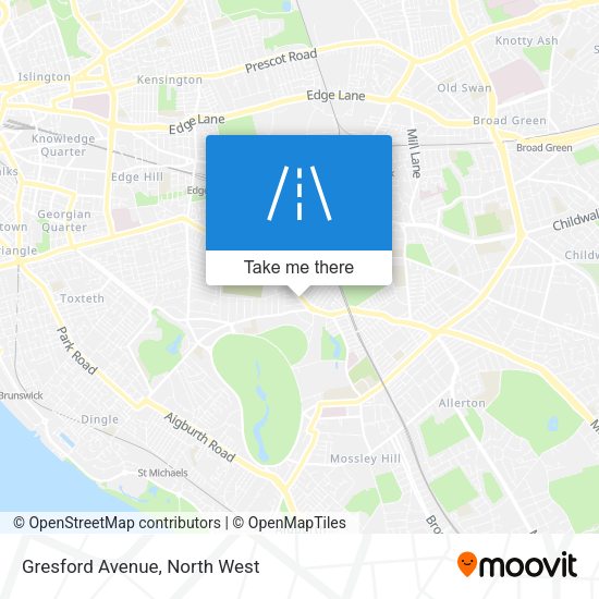 Gresford Avenue map