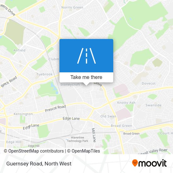 Guernsey Road map