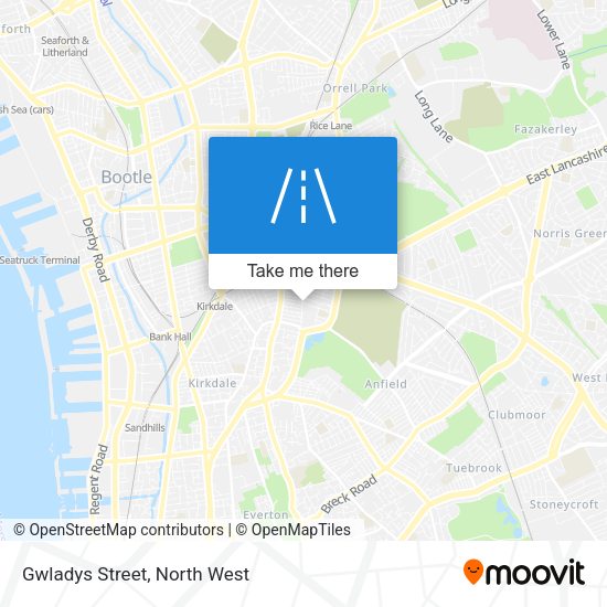 Gwladys Street map