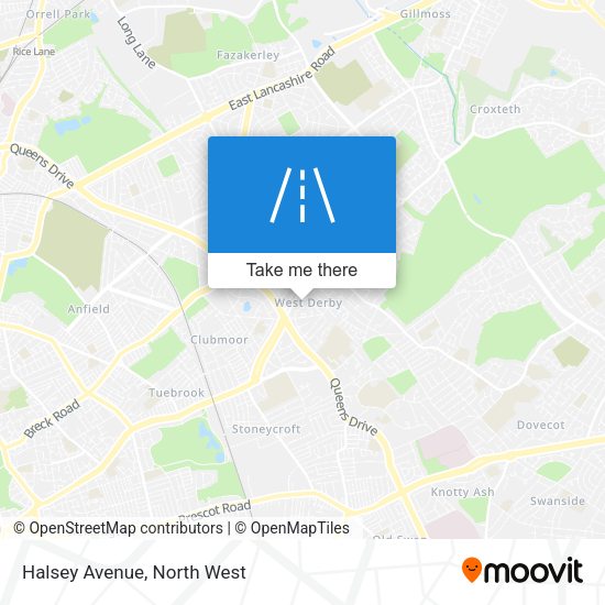 Halsey Avenue map