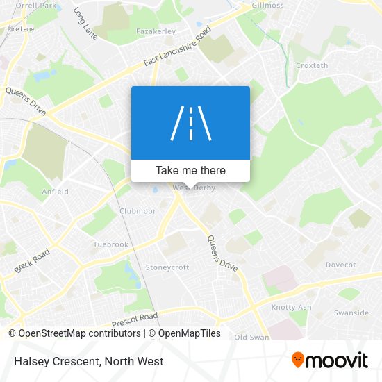 Halsey Crescent map