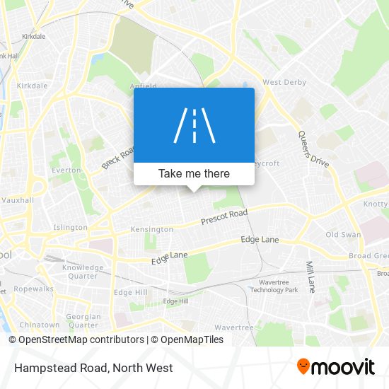 Hampstead Road map