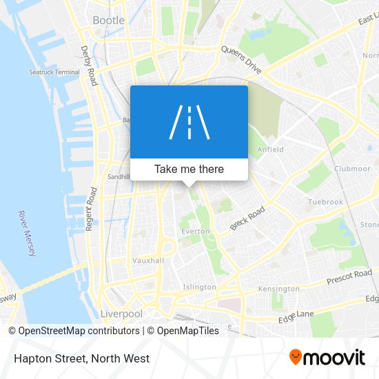 Hapton Street map