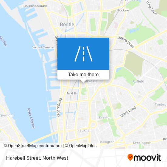 Harebell Street map