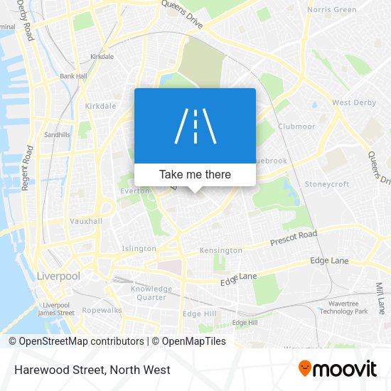 Harewood Street map
