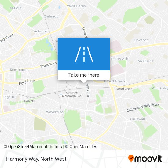 Harmony Way map