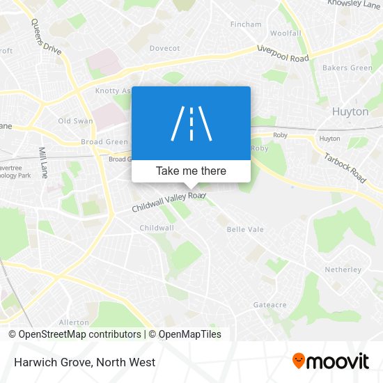 Harwich Grove map